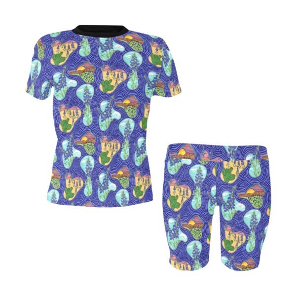 Texas Blue Bonnets Women's Active Wear Set(ModelSets 03) - Image 3