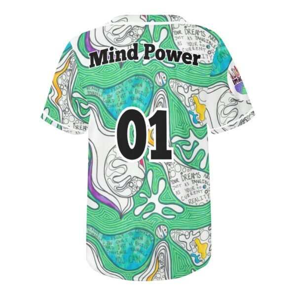 Mind Power All Over Print Baseball Jersey (T50) - Image 5