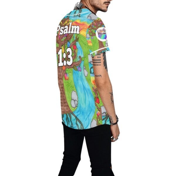 Psalm 1:3 All Over Print Baseball Jersey (T50) - Image 3