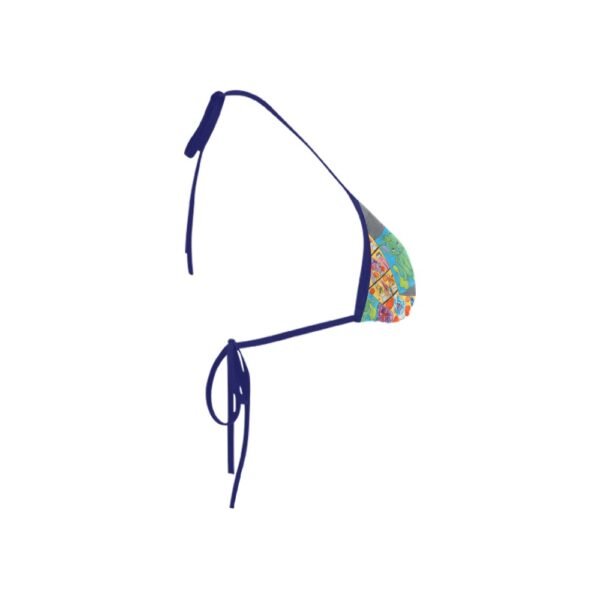 Cat Lava Lamp Bikini Swimsuit Top (Model S01) - Image 4