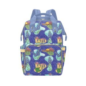 Texas Blue Bonnets Multi-Function Backpack(Model1688)