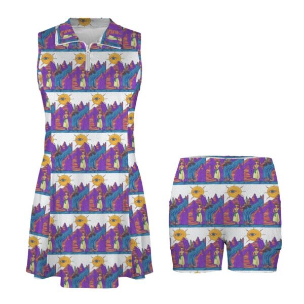 Gypsy Soul Sleeveless Sport Dress with pockets - Image 4