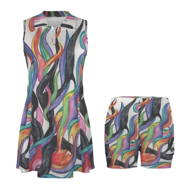 Light Prevails Custom Sleeveless Sport Dress with Pockets - Image 4
