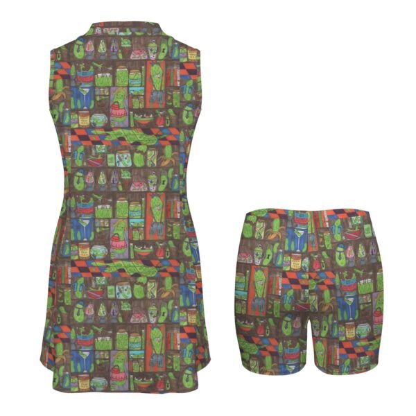 EVERYTHING IS PICKLES Custom Sleeveless Sport Dress with Pockets - Image 5