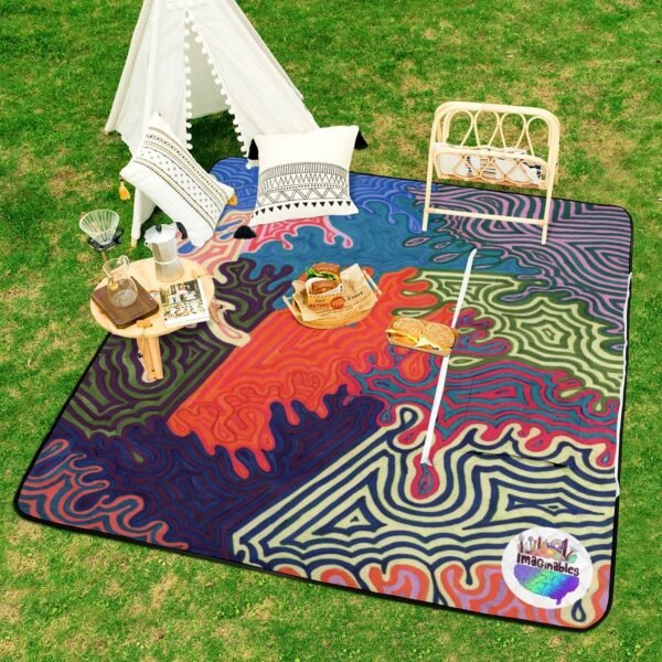 Just start Somewhere Zipper Picnic Mat - Image 4