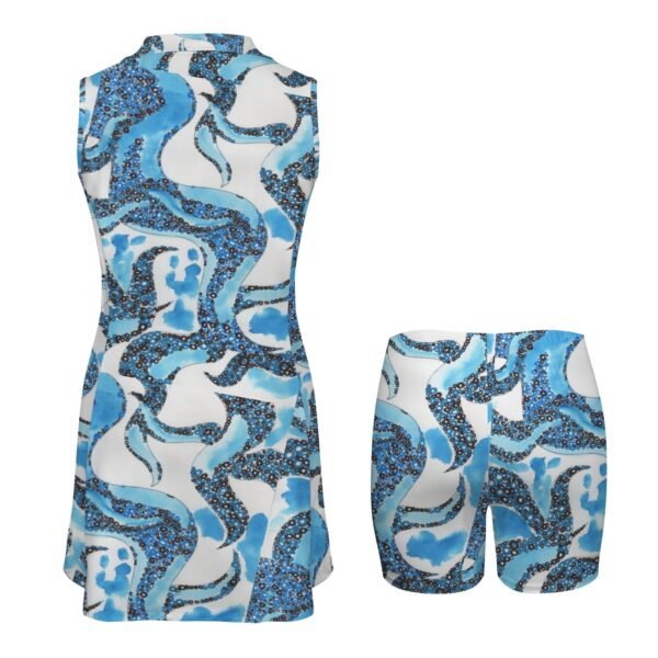 Ocean Breeze Sleeveless Sport Dress with pockets - Image 5