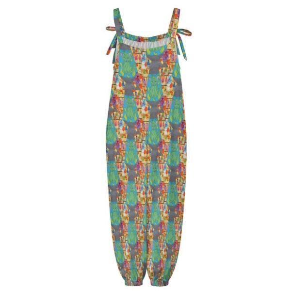 Cat Lava Lamp Baggy Suspender Jumpsuit - Image 3