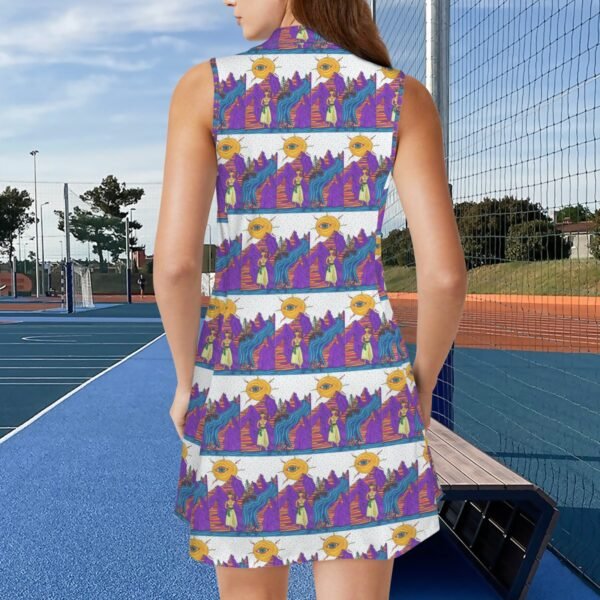 Gypsy Soul Sleeveless Sport Dress with pockets - Image 3