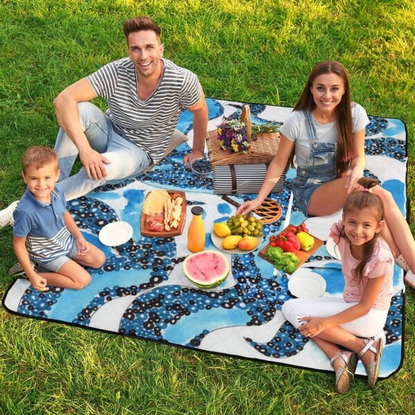 Ocean Breeze Zipper Picnic Mat - Image 5