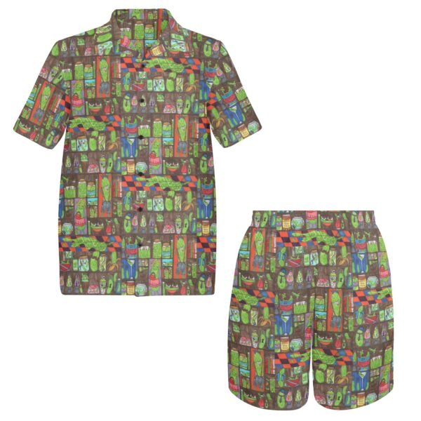 EVERYTHING IS PICKLES! Men's Shirt and Shorts Outfit (Model Sets 26) - Image 4