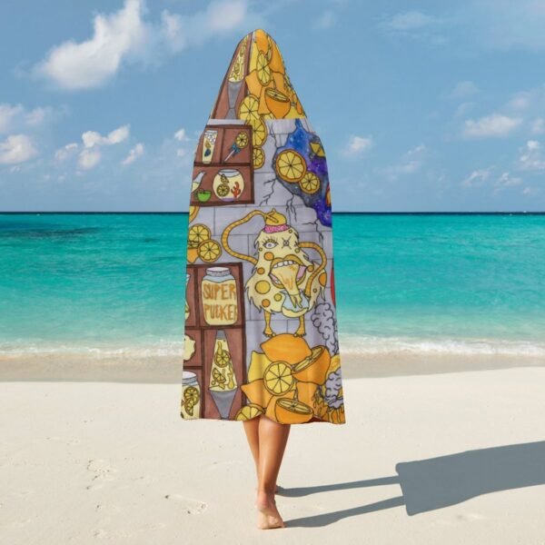 Lemon Gremlin Hooded Blanket 60"×80" - Image 2