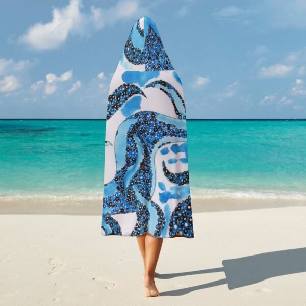 Ocean Breeze Hooded Blanket 60" ×80" - Image 2