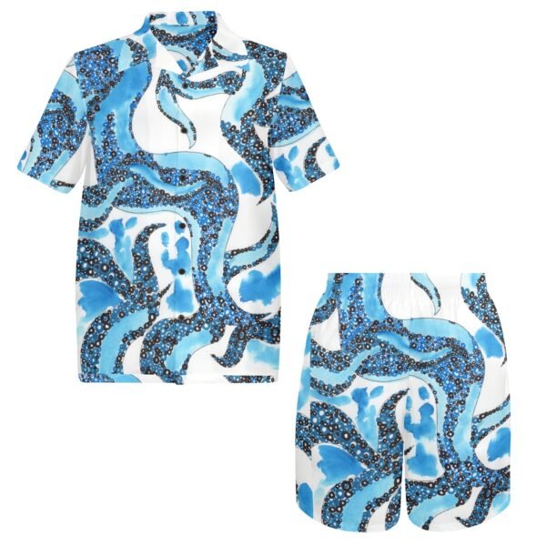Ocean Breeze Men's Shirt and Shorts Outfit (Model Sets 26) - Image 4