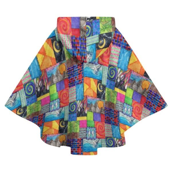 Creation Coat Fleece Hooded Cape for Adults - Image 2