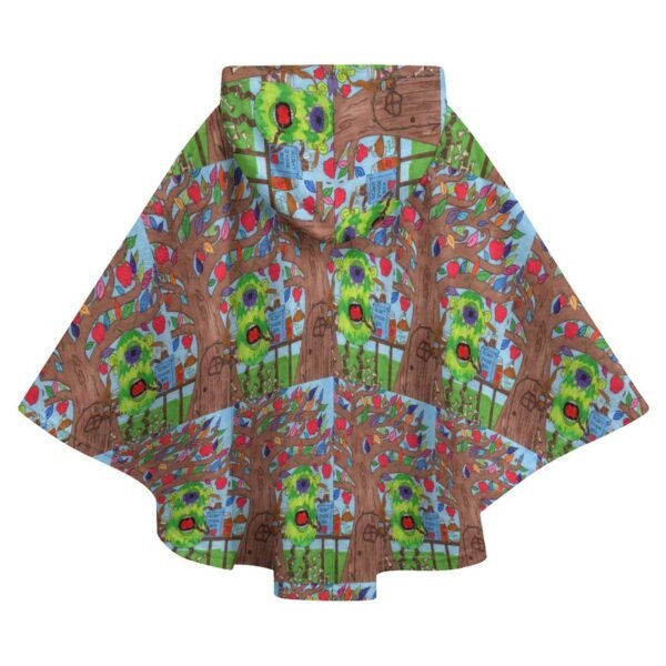 Apple Juicer Fleece Hooded Cape for Adults - Image 2