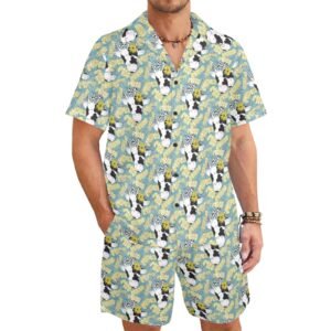 Moo-shrooms Men's Shirt and Shorts Outfit (Model Sets 26)