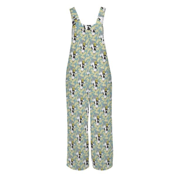Moo-Shrooms Pocket Wide Leg Bib Jumpsuit - Image 5