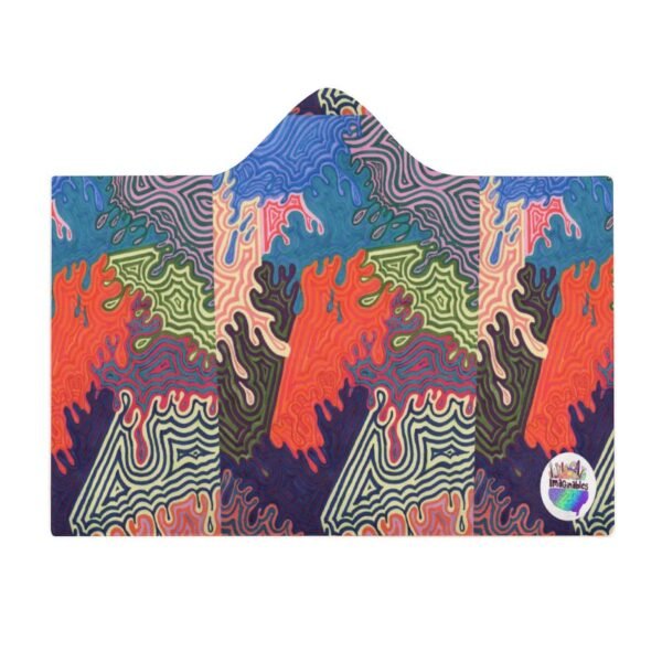 Just Start Somewhere Hooded Blanket 60"×80" - Image 5