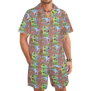 Apple Juicer Men's Shirt and Shorts Outfit (Model Sets 26)