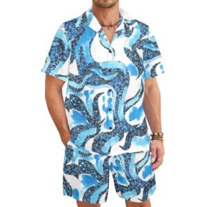 Ocean Breeze Men's Shirt and Shorts Outfit (Model Sets 26)