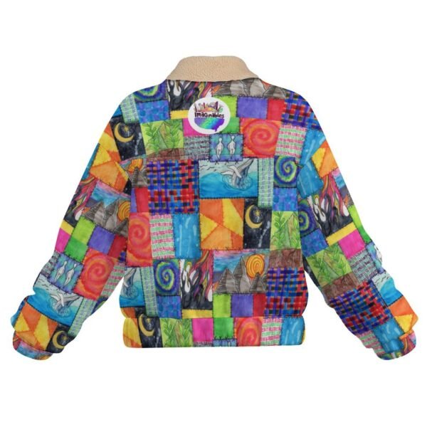 Creation Coat Women's Patch Pocket Fleece Jacket - Image 3