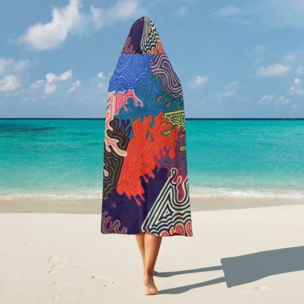 Just Start Somewhere Hooded Blanket 60"×80" - Image 2