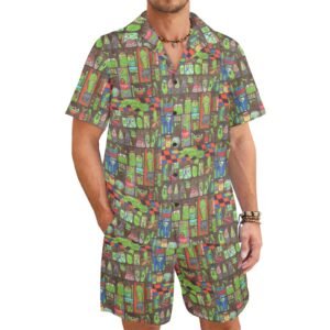 EVERYTHING IS PICKLES! Men's Shirt and Shorts Outfit (Model Sets 26)