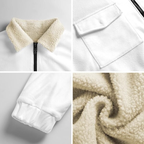 Creation Coat Women's Patch Pocket Fleece Jacket - Image 5