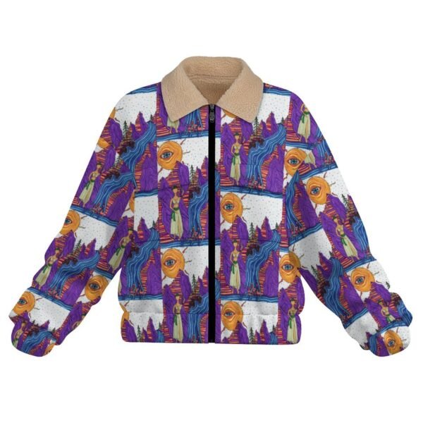 Gypsy Soul Women's Patch Pocket Fleece Jacket - Image 2