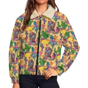 Texas Sunsets Women's Patch Pocket Fleece Jacket