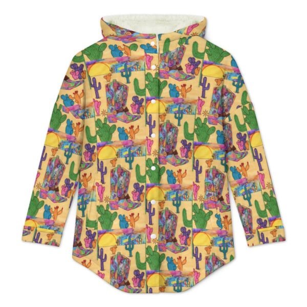 Texas Sunsets Women's Full Snap Fleece Jacket - Image 2