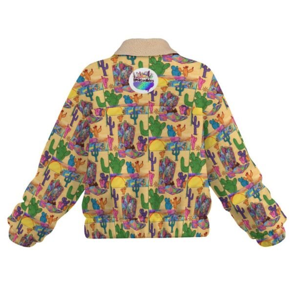 Texas Sunsets Women's Patch Pocket Fleece Jacket - Image 3