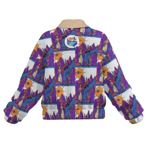 Gypsy Soul Women's Patch Pocket Fleece Jacket - Image 3