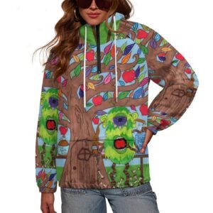 Apple Juicer Women's Pullover Windbreaker
