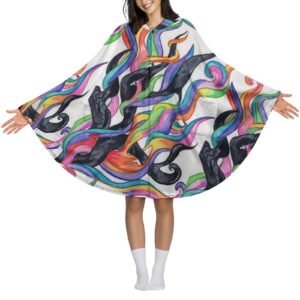 Light Prevails Fleece Hooded Cape for Adults