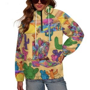 Texas Sunsets Women's Pullover Windbreaker