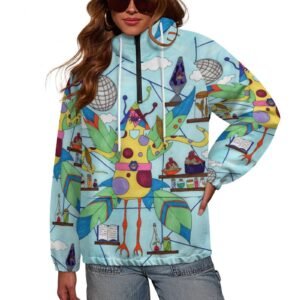 Disco Chicken Women's Pullover Windbreaker