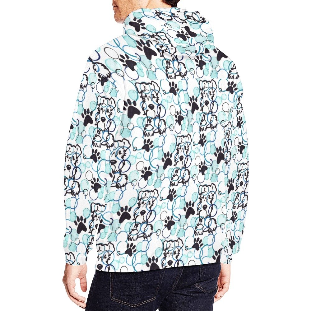 Zippity All Over Print Hoodie (USA Size) (Model H13) - Image 5