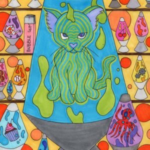 Cat Lava Lamp