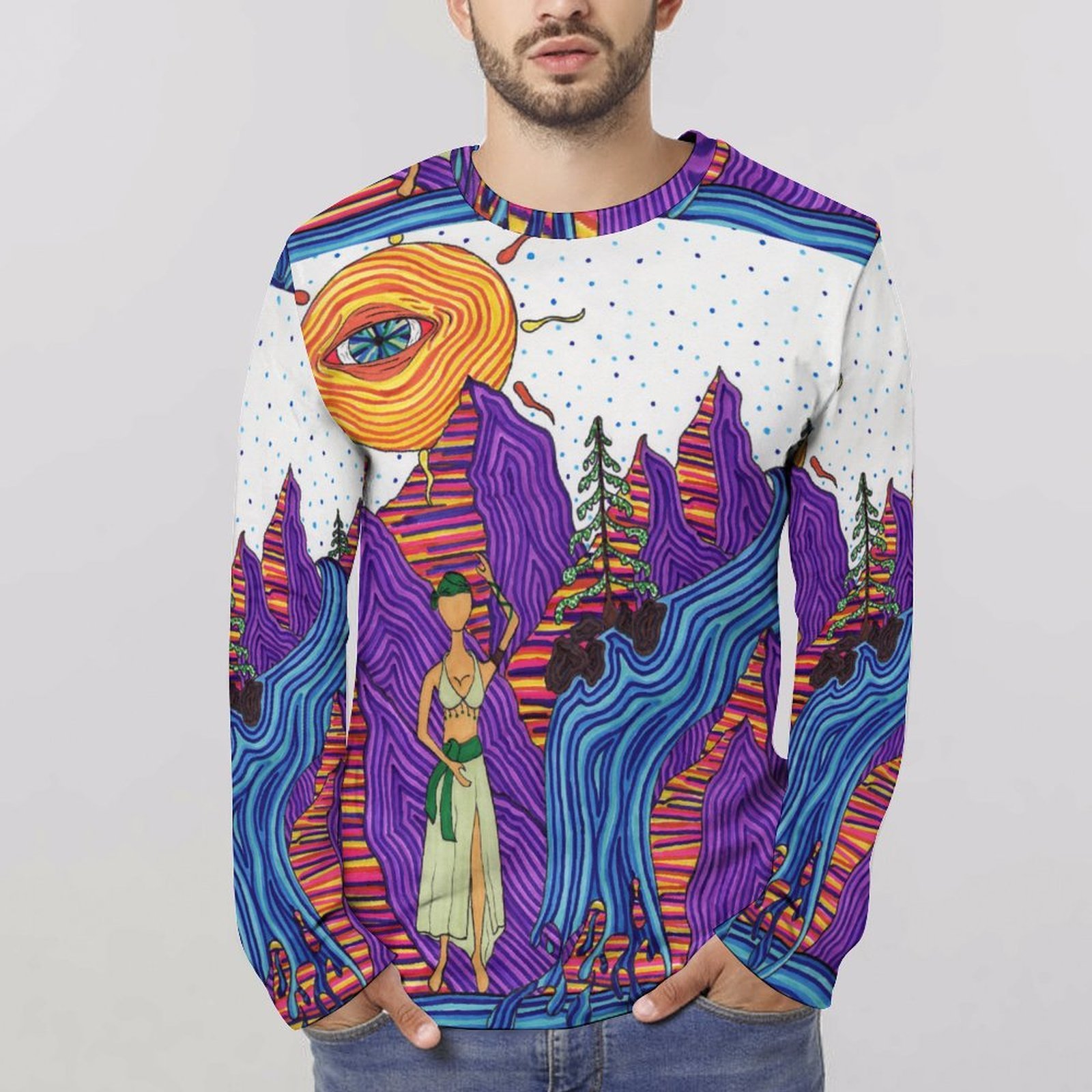 Gypsy Soul Long Sleeve Cotton T-shirt - Image 3