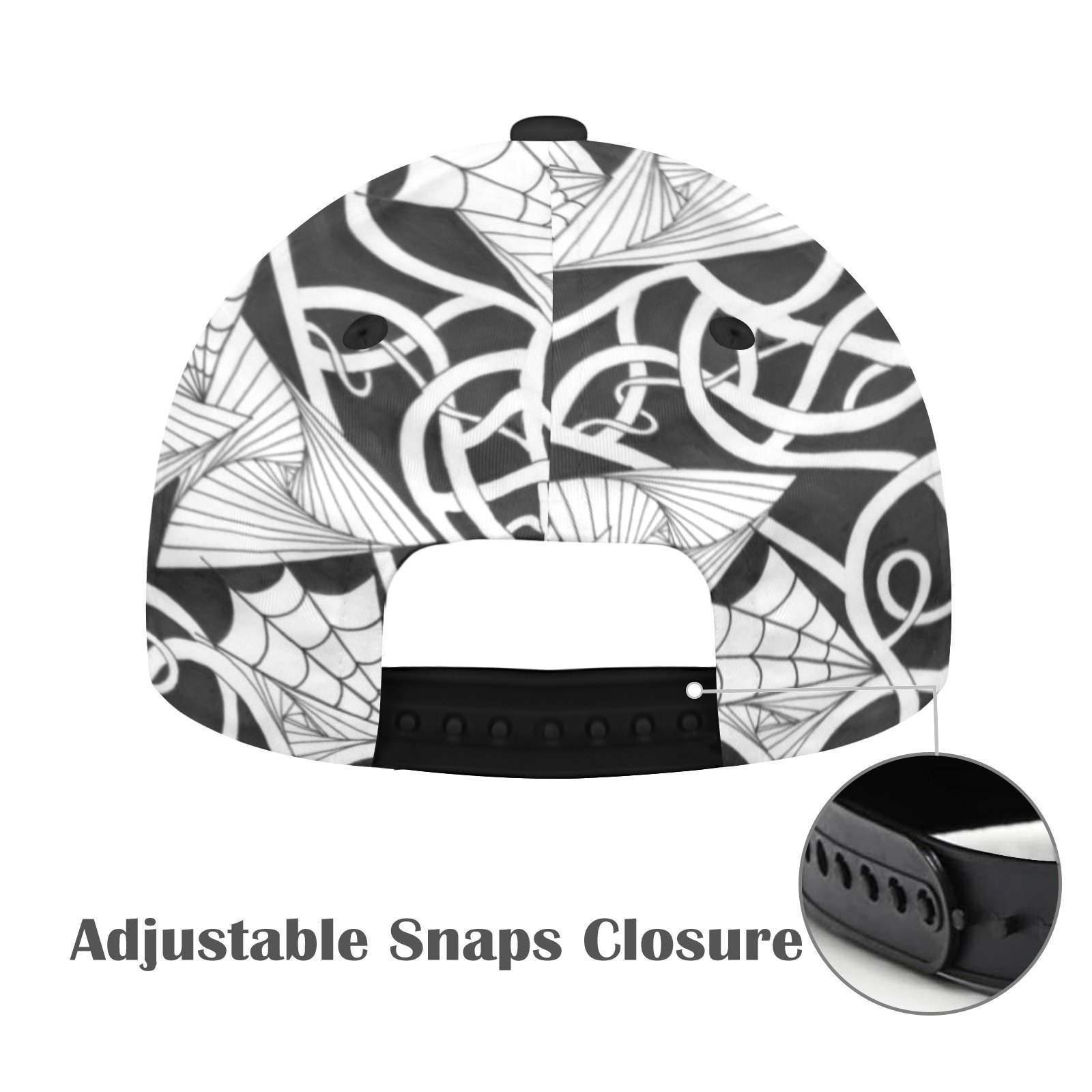 Spider Webs n Things Snapback Hat - Image 4