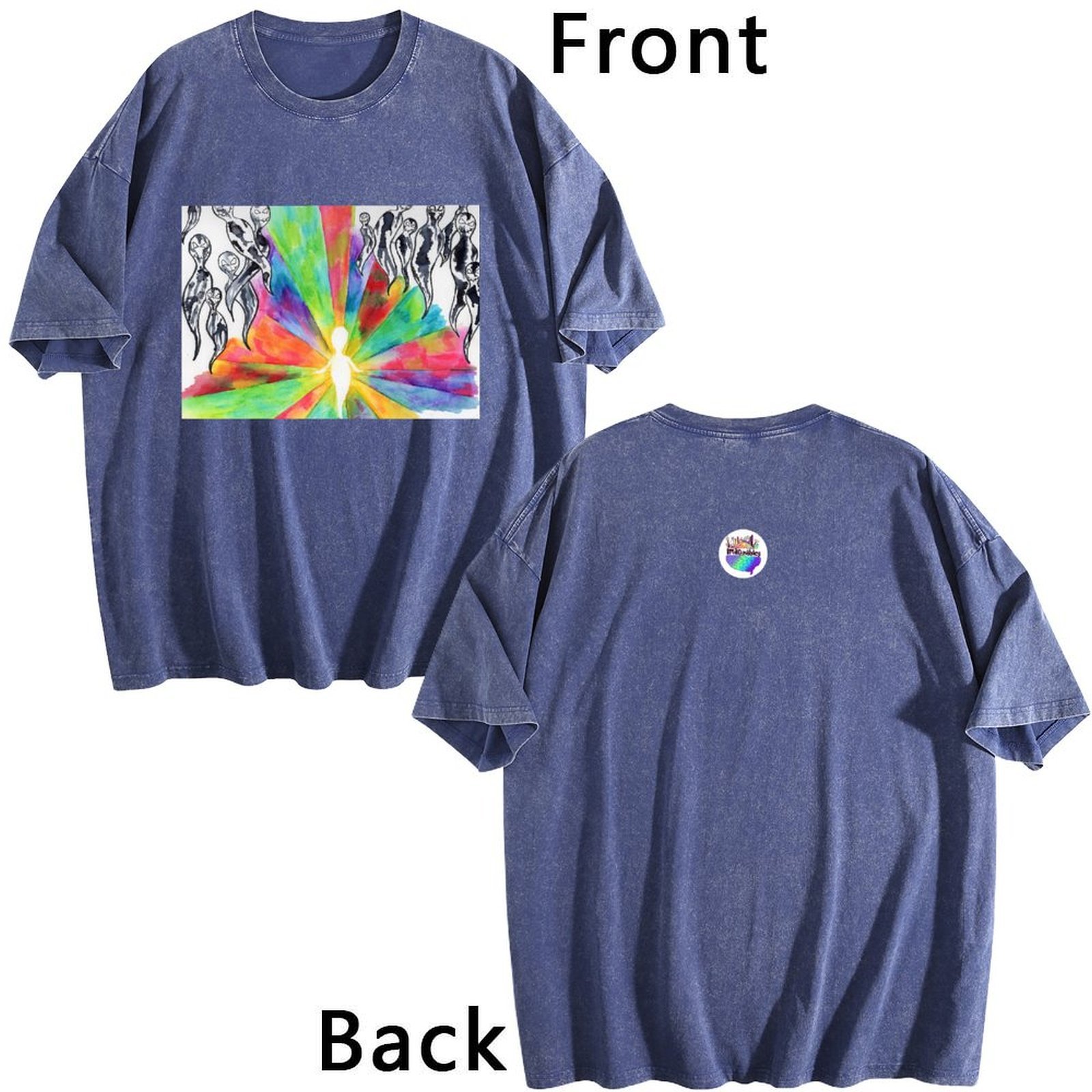 Break The Family Curse Vintage Wash Tee – Front (Made in USA) - Image 9