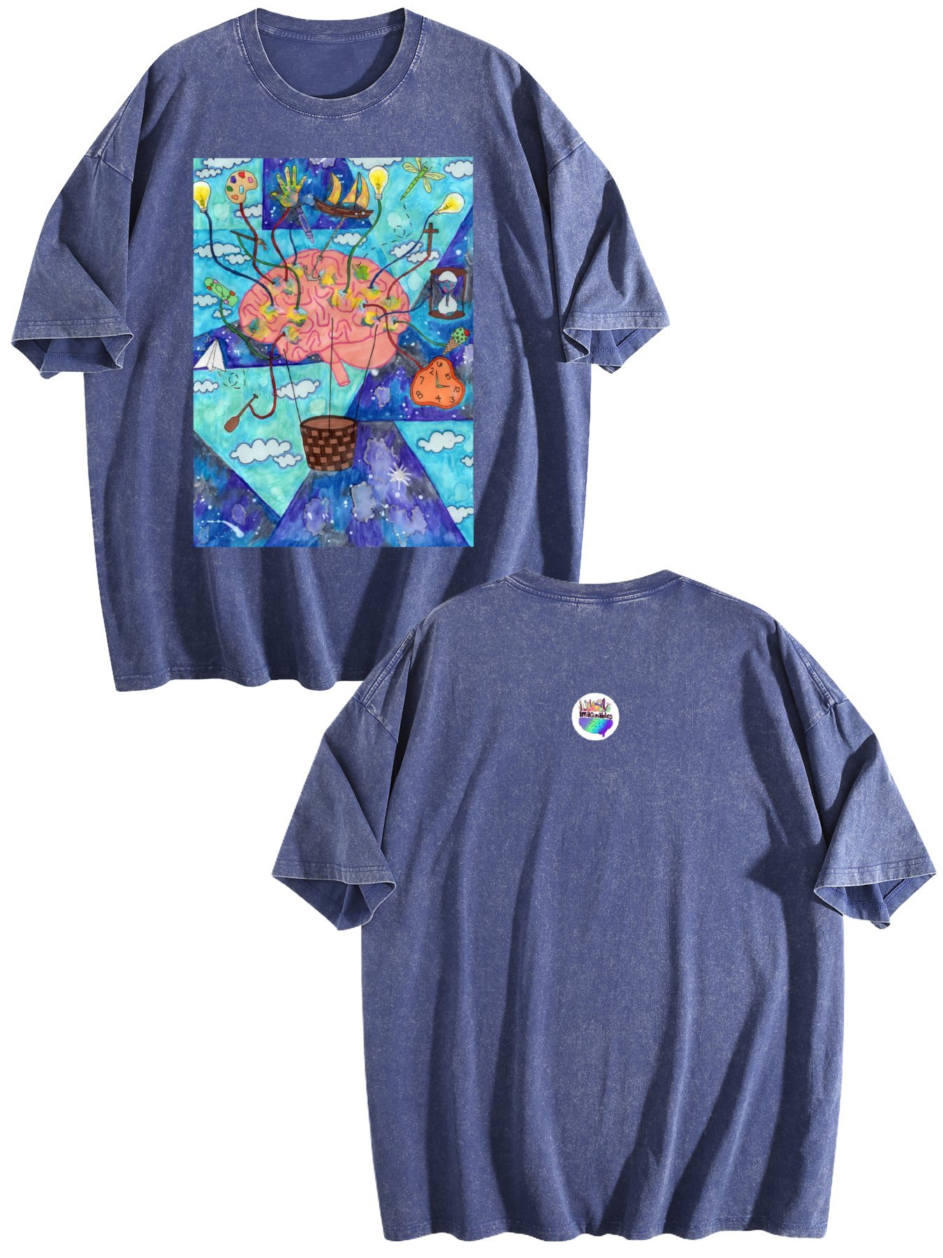 Ideas Unleashed Vintage Wash Tee –(Made in USA) - Image 8