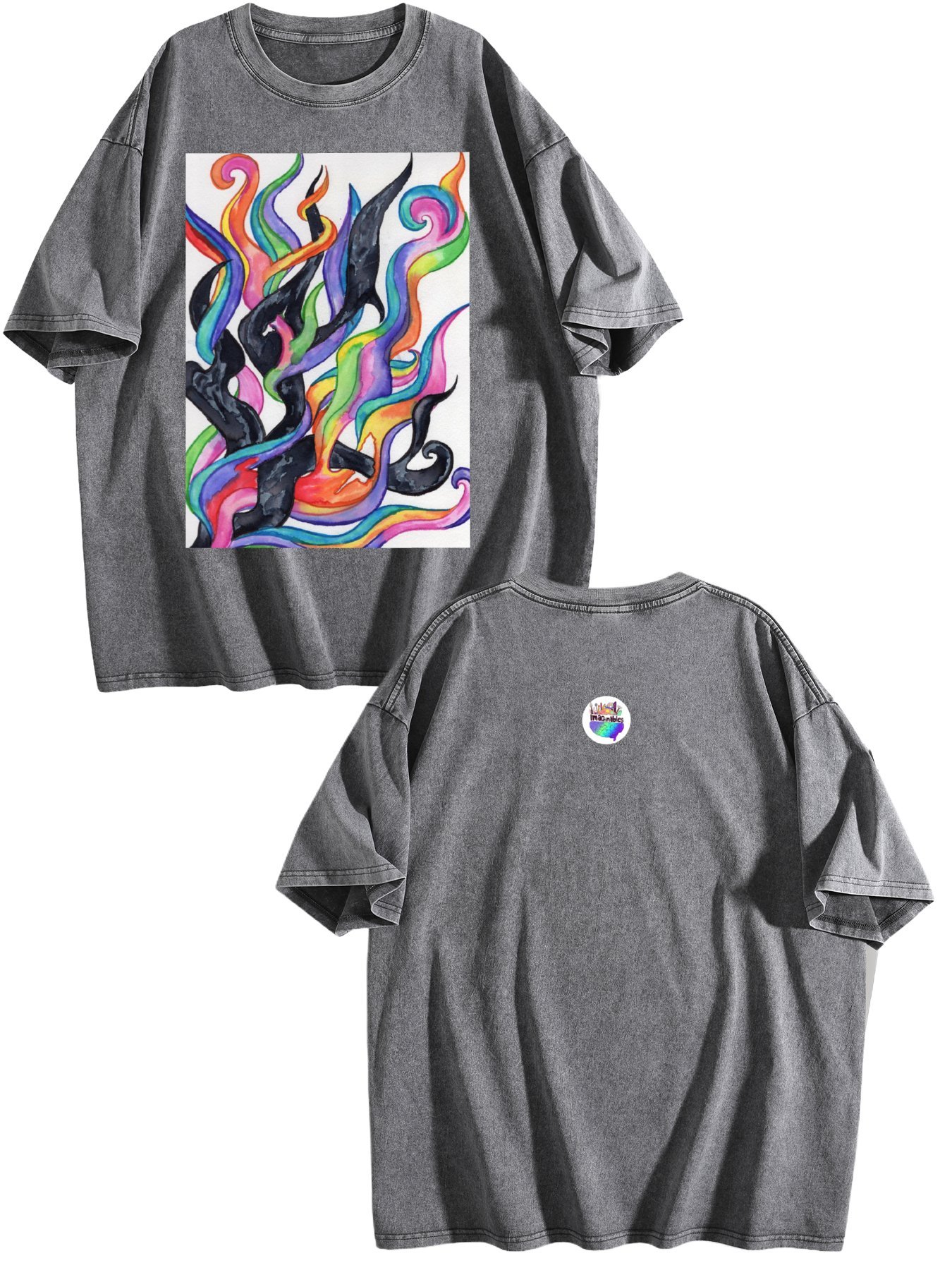 Light Prevails Design Vintage Wash Tee – (Made in USA) - Image 3