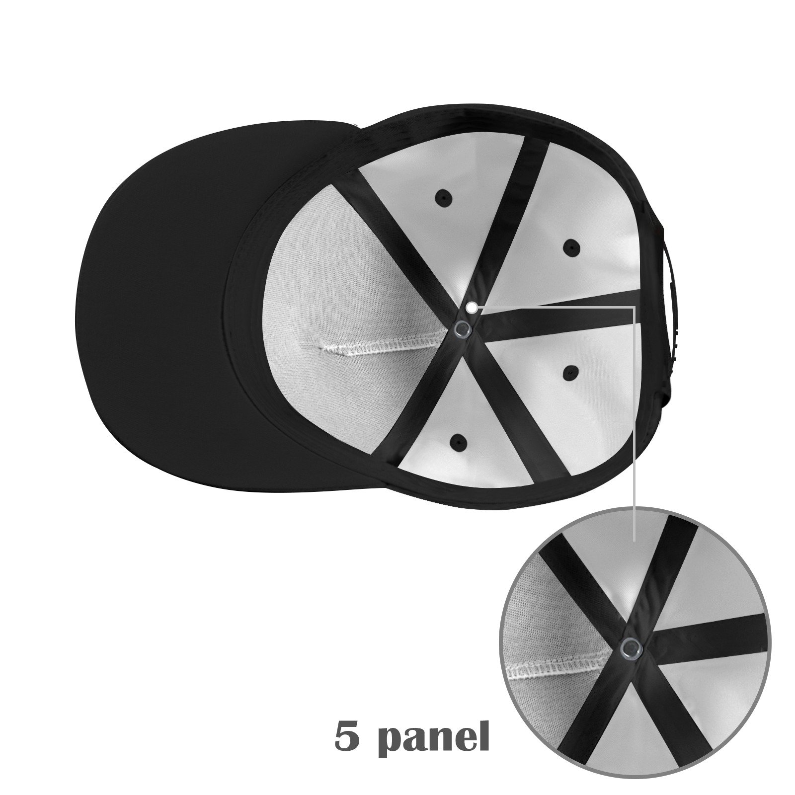 Spider Webs n Things Snapback Hat - Image 3