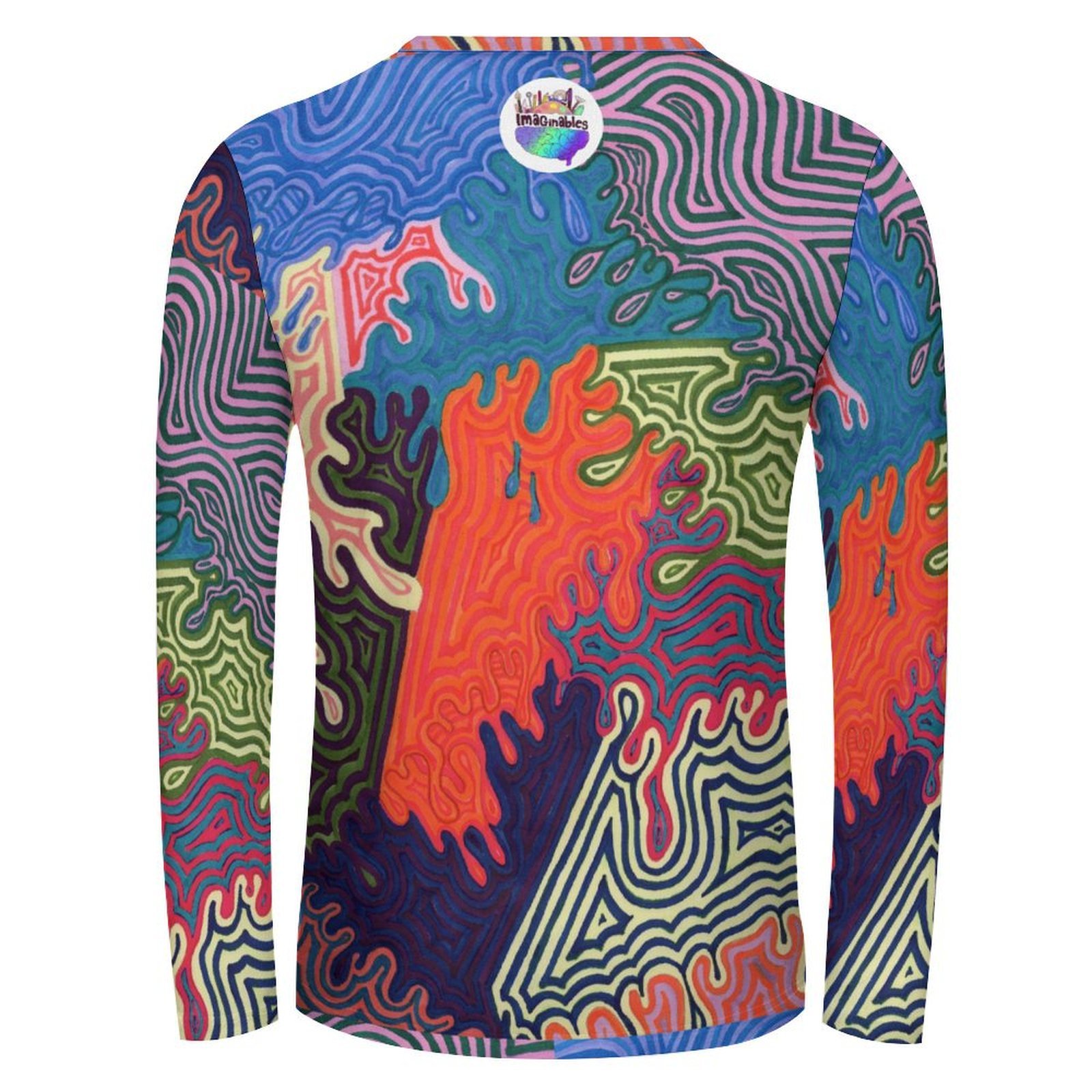 Stop Thinking about it, Just Start Somewhere Long Sleeve Cotton T-shirt - Image 2