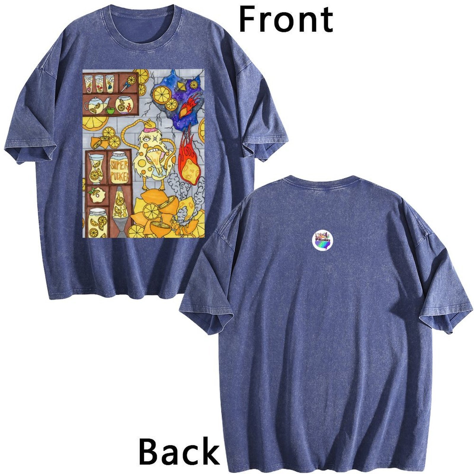 Lemon Gremlin Vintage Wash Tee – (Made in USA) - Image 9