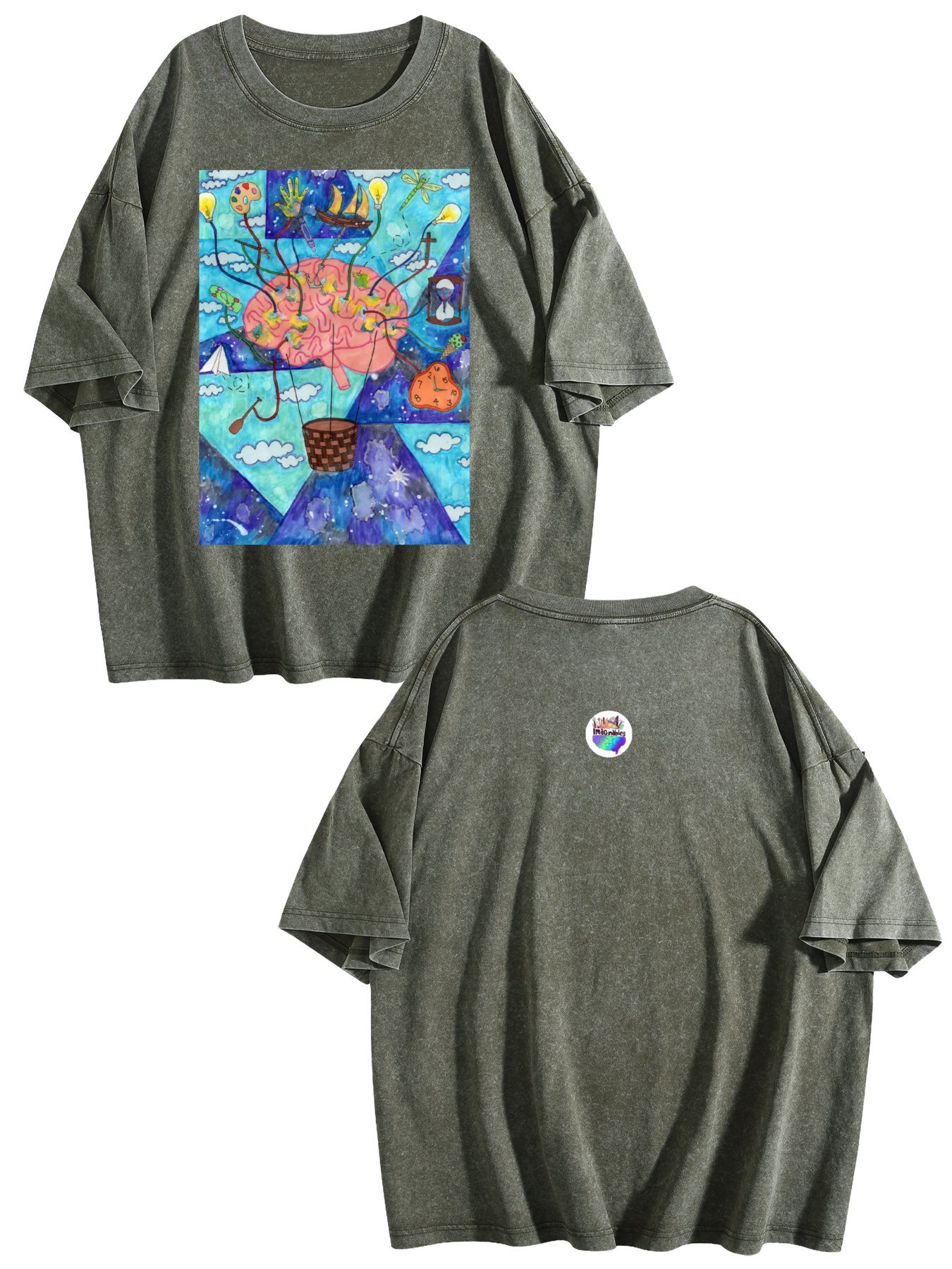 Ideas Unleashed Vintage Wash Tee –(Made in USA) - Image 6