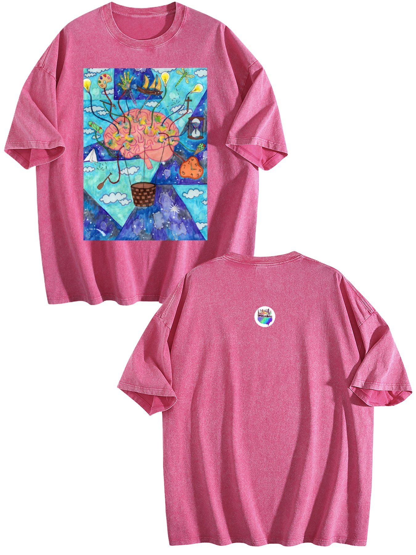 Ideas Unleashed Vintage Wash Tee –(Made in USA) - Image 4