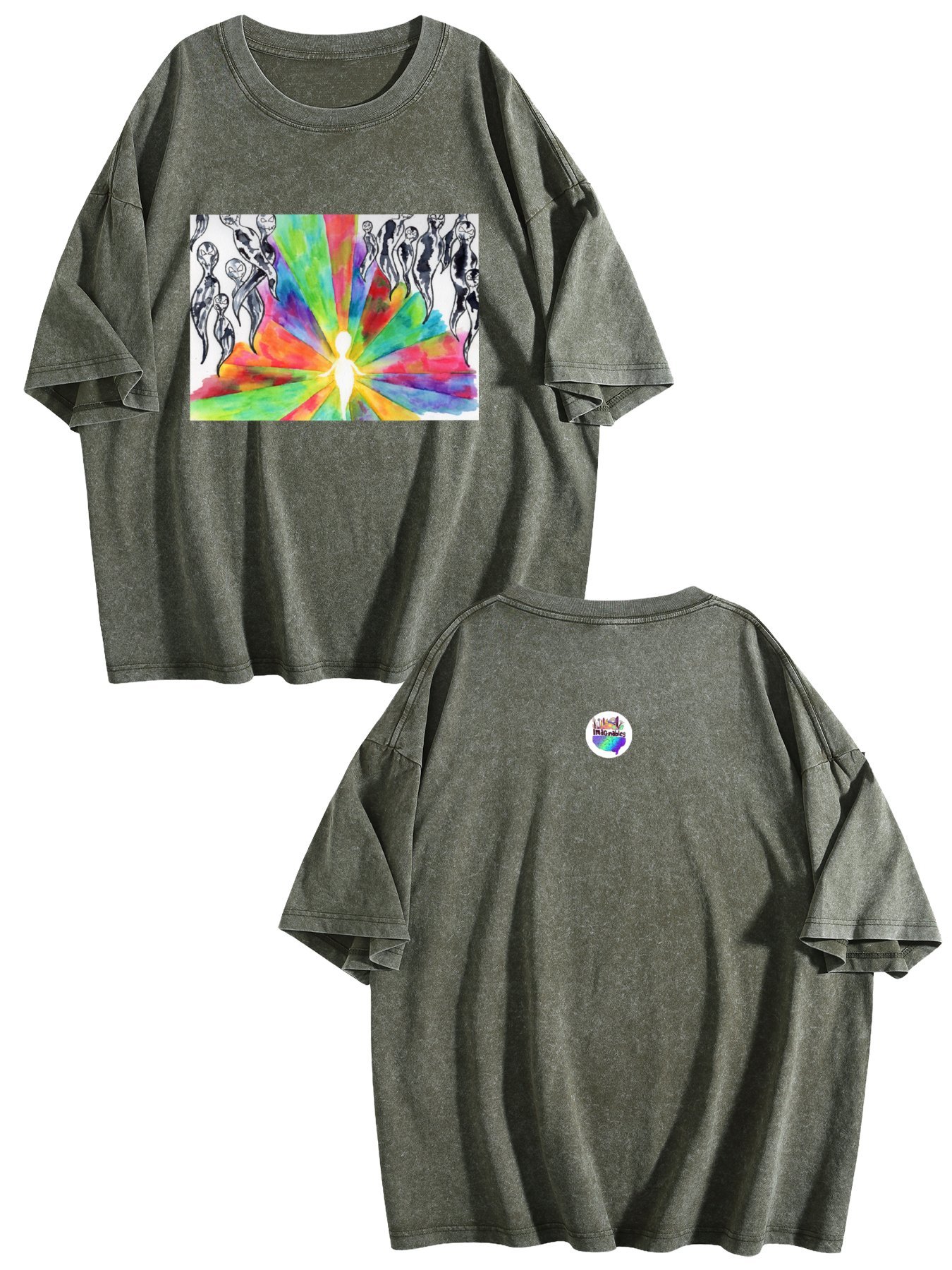 Break The Family Curse Vintage Wash Tee – Front (Made in USA) - Image 6